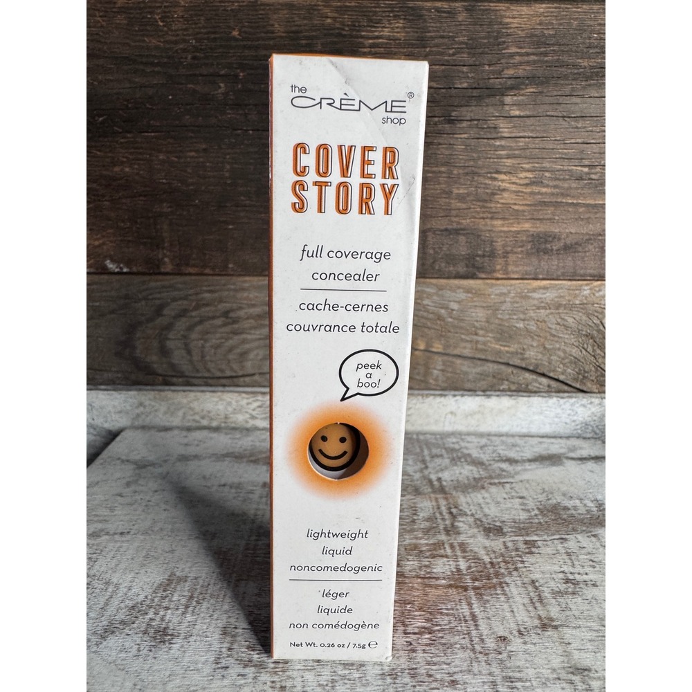 The Creme Shop Cover Story Full Coverage Concealer | Tan | K-Beauty | MSRP $12